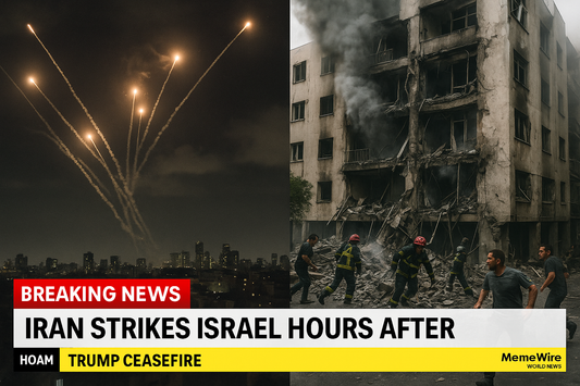 Trump Declares Ceasefire to End 12-Day Israel-Iran War; Iran Launches Deadly Missile Barrage
